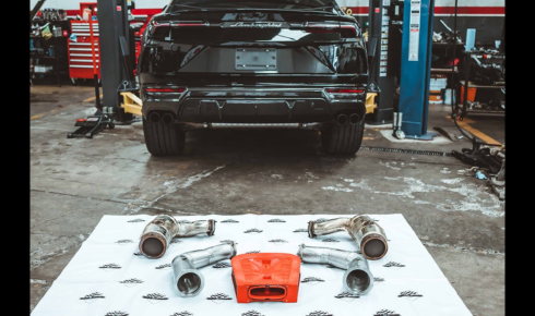 lamborghini urus downpipe install