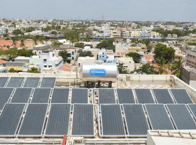 solar water heating system